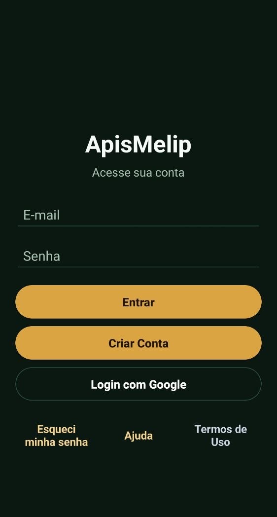 Acesso do ApisMelip no smartphone